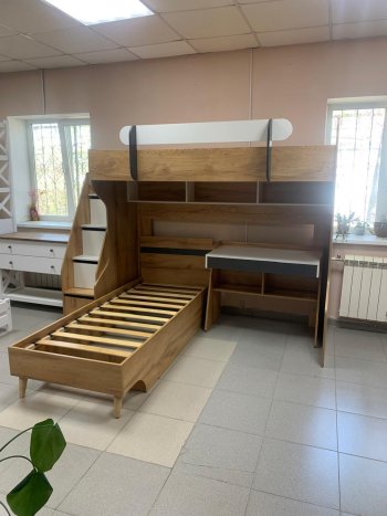 Кровать-чердак Омега-3 комп.2 в Нягани - nyagan.mebel-e96.ru