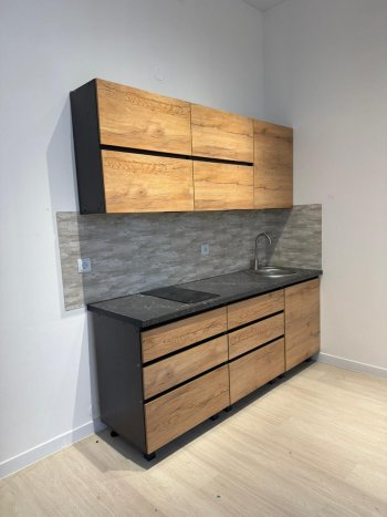 Кухонный гарнитур Лофт 2000 мм (БТС) в Нягани - nyagan.mebel-e96.ru