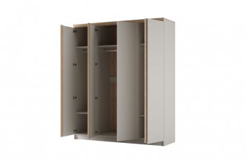 Шкаф 1800 мм распашной ШР-4 Юта (БМ) в Нягани - nyagan.mebel-e96.ru