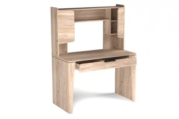 Стол письменный с надстройкой Юта (СБК) в Нягани - nyagan.mebel-e96.ru