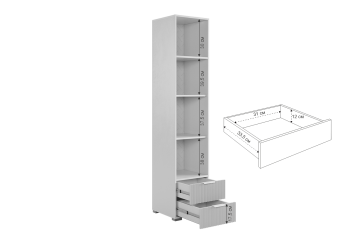 Шкаф однодверный 107.03 Зефир розовый (Мебельсон) в Нягани - nyagan.mebel-e96.ru